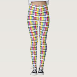 Regnbåge Pride Kritor Art Artist Print Leggings