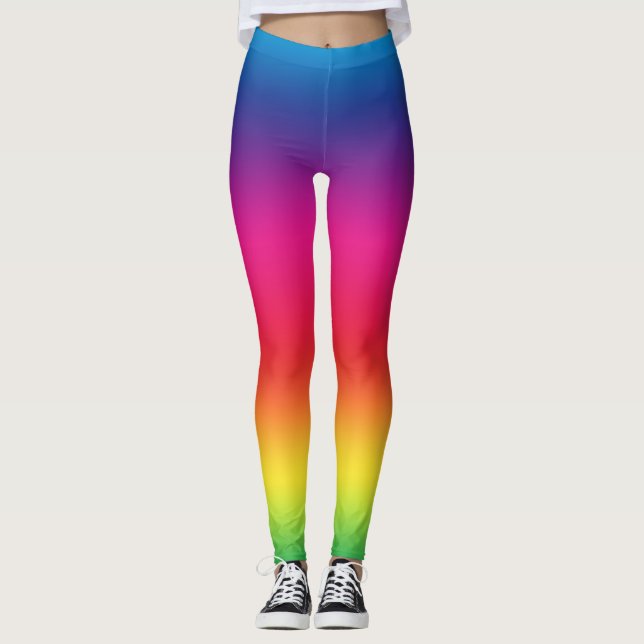 Regnbåge Pride Leggings (Framsida)