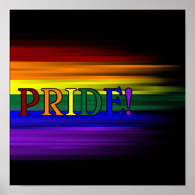 Regnbåge Pride! Poster (Framsidan)
