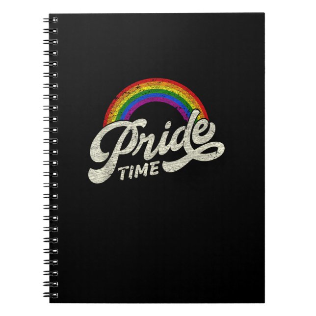 Regnbåge, Pride-tid, HBT-Tanktop Anteckningsbok (Framsidan)