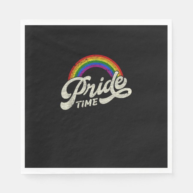 Regnbåge, Pride-tid, HBT-Tanktop Pappersservett (Framsidan)