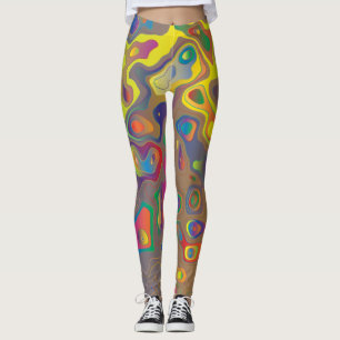 Regnbåge prism vatten droppar baljväxter leggings