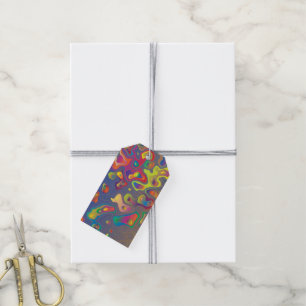 Regnbåge prism vatten tappar gåvor märkre presentetikett