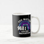 Regnbåge problem 988 Självmordsförebyggande belöni Kaffemugg<br><div class="desc">Regnbåge problem 988 Självmordsförebyggande medvetandegörande Band 7</div>