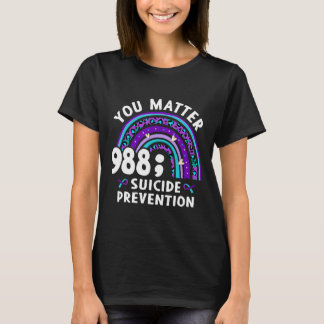 Regnbåge problem 988 Självmordsförebyggande belöni T Shirt