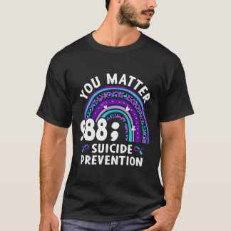 Regnbåge problem 988 Självmordsförebyggande belöni T Shirt