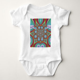 Regnbåge Psykedelisk Optisk Abstrakt Konst Tee Shirt