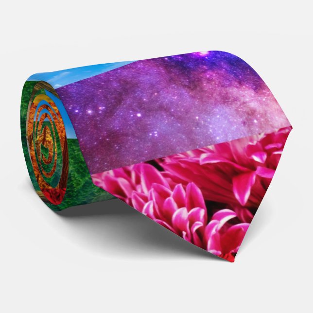 regnbåge rand - kollage slips (Rullad)