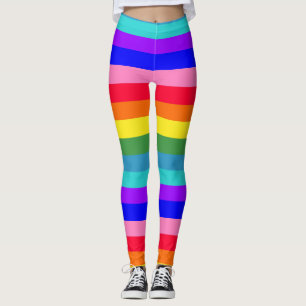 Regnbåge Rand leggings