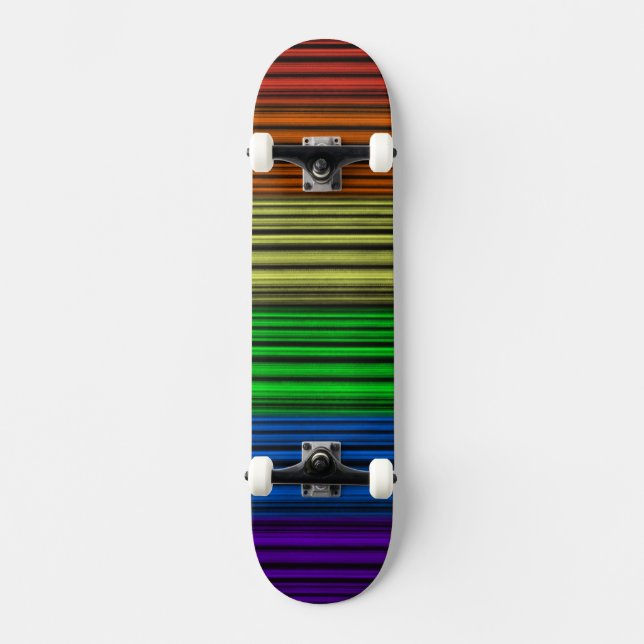 Regnbåge Rand Skateboard Bräda 19,5 Cm (Framsida)