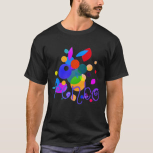 Regnbåge Rhapsody: Lycklig Rainbow Färgad Design" T Shirt