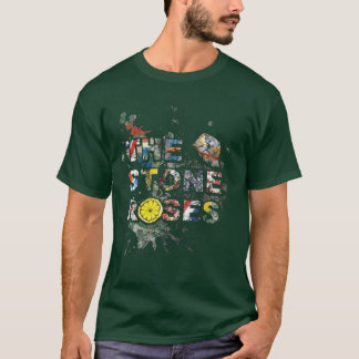 regnbåge rolig flicka t shirt