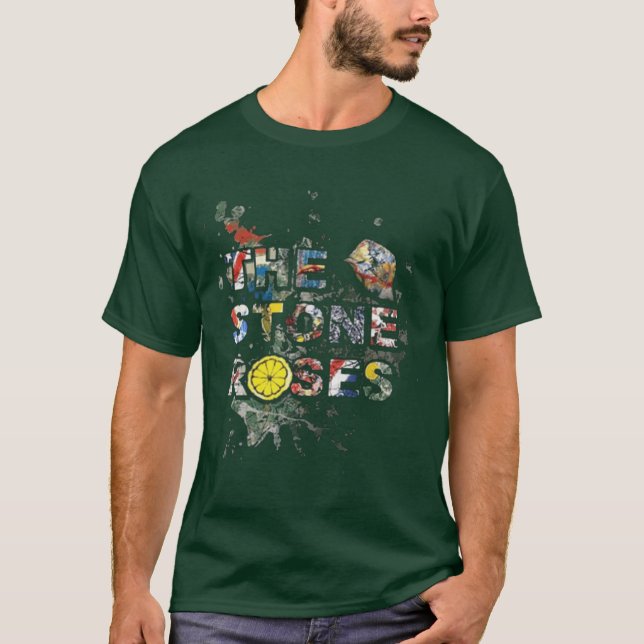 regnbåge rolig flicka t shirt (Framsida)