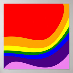 Regnbåge Roy G Biv Poster