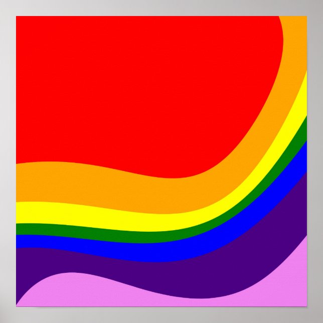 Regnbåge Roy G Biv Poster (Framsidan)