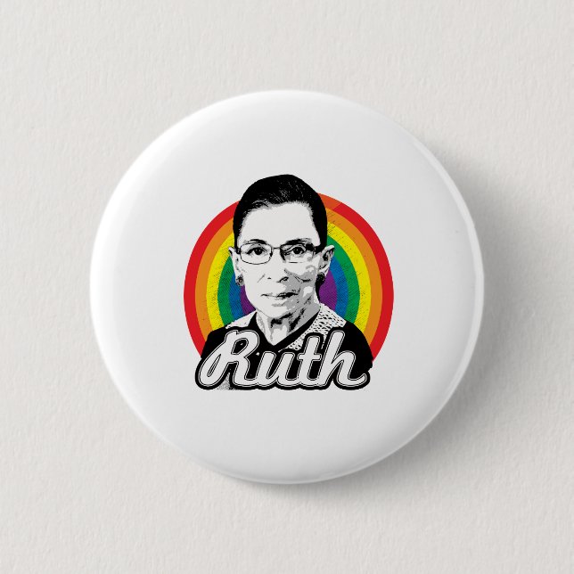 Regnbåge Ruth - HBTQ-politik - Knapp (Framsida)