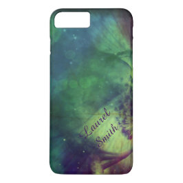 Regnbåge Rymdblomma iPhone 7+ Fodral *Anpassa*