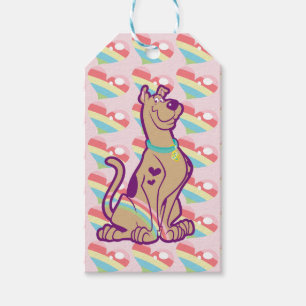 Regnbåge Scooby-Doo Presentetikett
