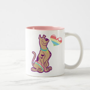 Regnbåge Scooby-Doo Två-Tonad Mugg