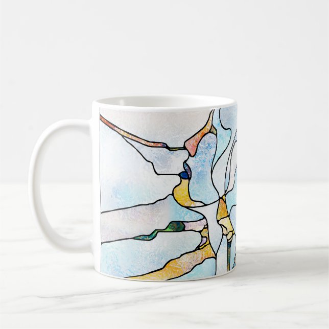 Regnbåge Shards. Enighet i serie med fastkedjat gl Kaffemugg (Vänster)