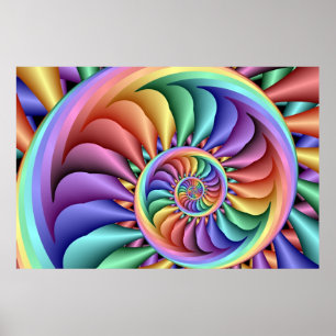 Regnbåge Sherbert Poster