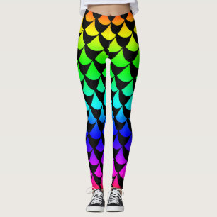 Regnbåge Självleggings Leggings