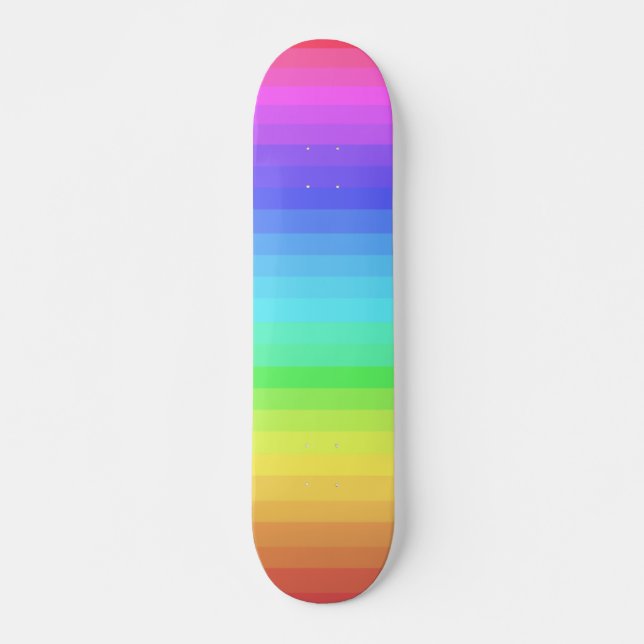 Regnbåge Skateboard Bräda 20,5 Cm (Framsida)