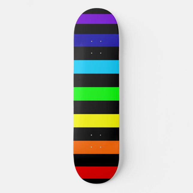 Regnbåge Skateboard Deck (Framsida)