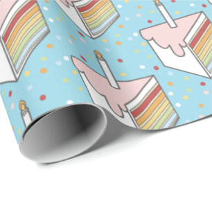 Regnbåge, skifferskiffer, dotty Cute Presentpapper
