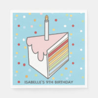 Regnbåge skiktad kummelskiva Dotty Birthday