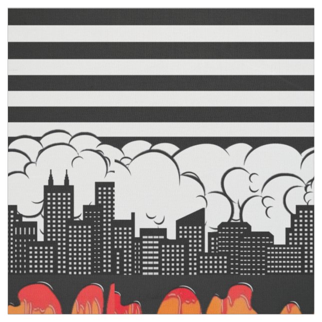 Regnbåge Skyline Tyg (Provkarta)