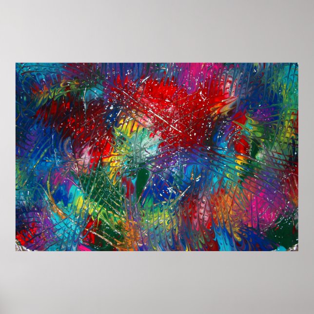 Regnbåge Slash Poster (Framsidan)