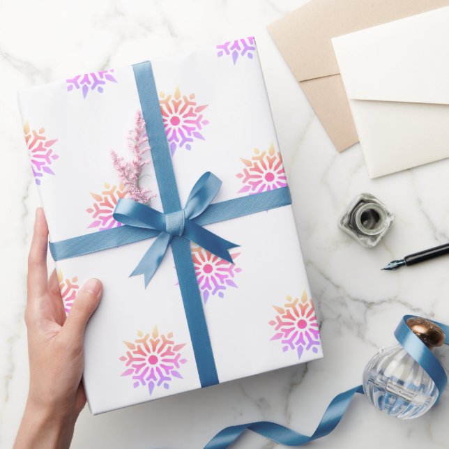 Regnbåge Snöflinga Presentpapper (Gifting)