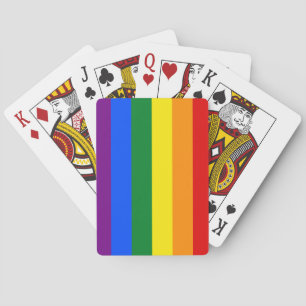 regnbåge som leker kort casinokort