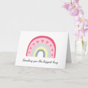 Regnbåge som skickar dig den största, söta, kom br kort