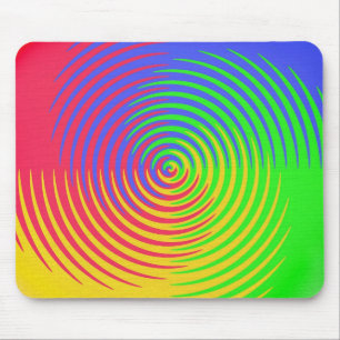 Regnbåge spiral Mousepad Musmatta