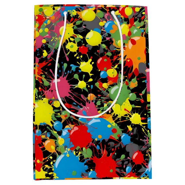 Regnbåge Splash Paint Droplets PD (Framsidan)