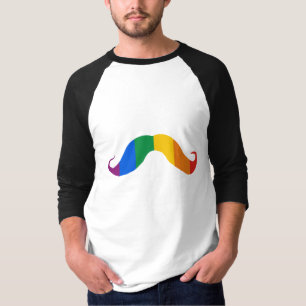 Regnbåge Stache T-shirt