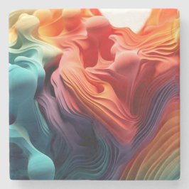 Regnbåge Stenunderlägg