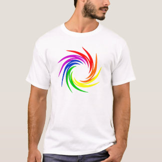Regnbåge Swirl1 Tee Shirt