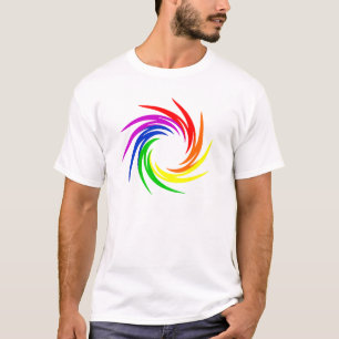 Regnbåge Swirl1 Tröja