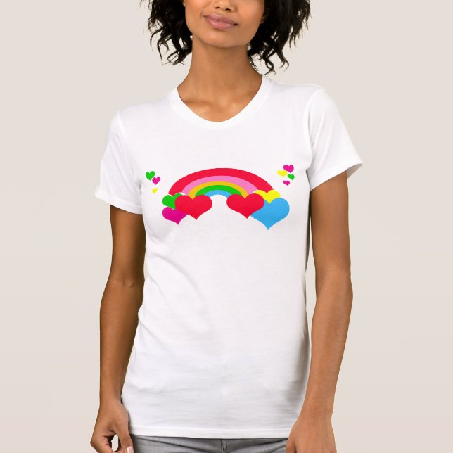 regnbåge t-shirt (Framsida)