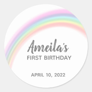 Regnbåge tack för ditt märke