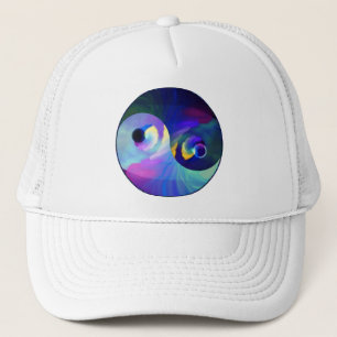 Regnbåge Taijitu Yin Yang Truckerkeps