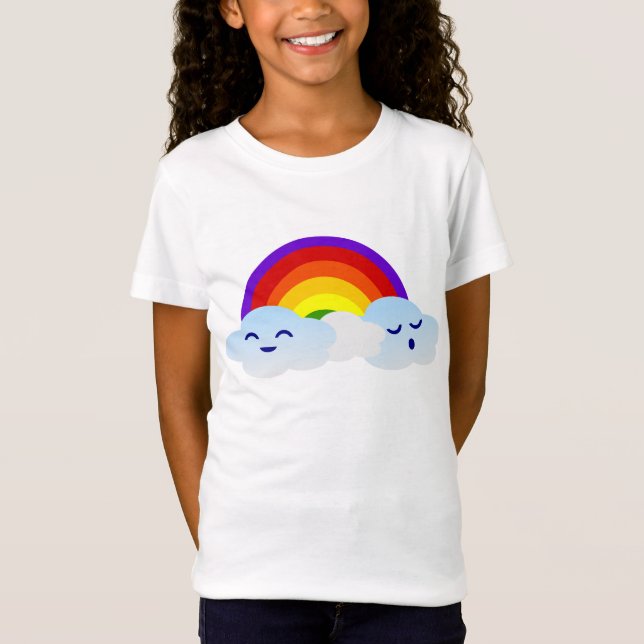 regnbåge tee (Framsida)