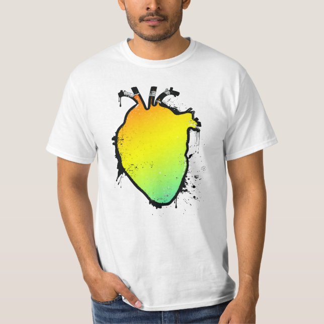 regnbåge tee shirt (Framsida)