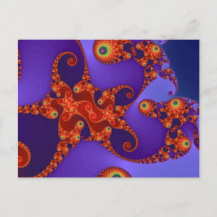 Regnbåge Tentacles vykort