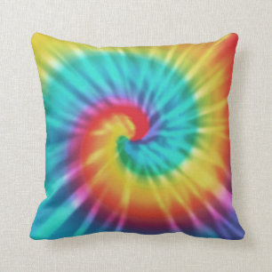 Regnbåge Tie Dye Kudd Kudde