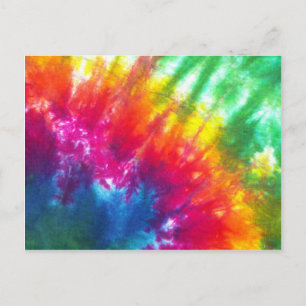 Regnbåge Tie-Dye Vykort