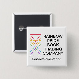 Regnbåge Triangel Företag Gay Pride Logotyp Knapp